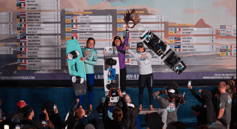פרנצ'סקה זוכה בתואר הנחשק "Red Bull King of the Air" לנשים