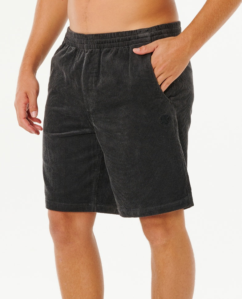 PREMIUM SURF CORD VOLLEY - black