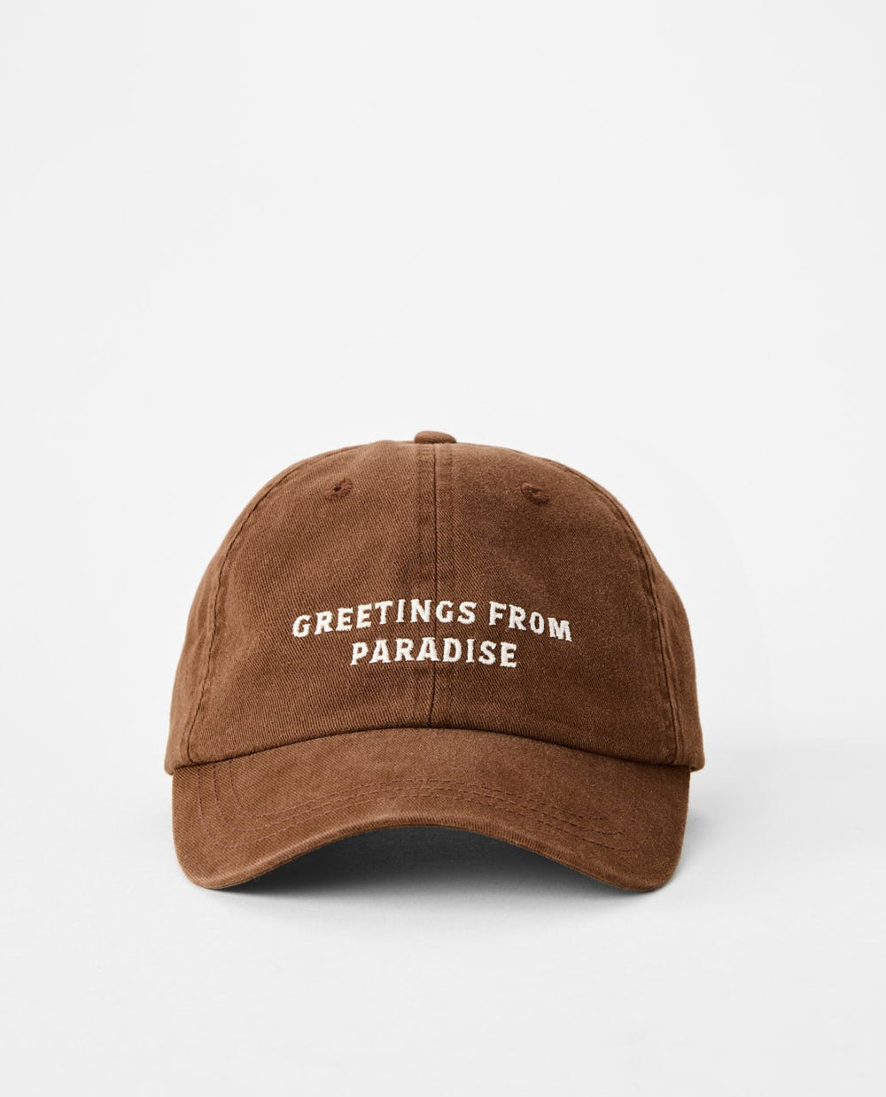 MIXED 6 PANEL CAP - brown