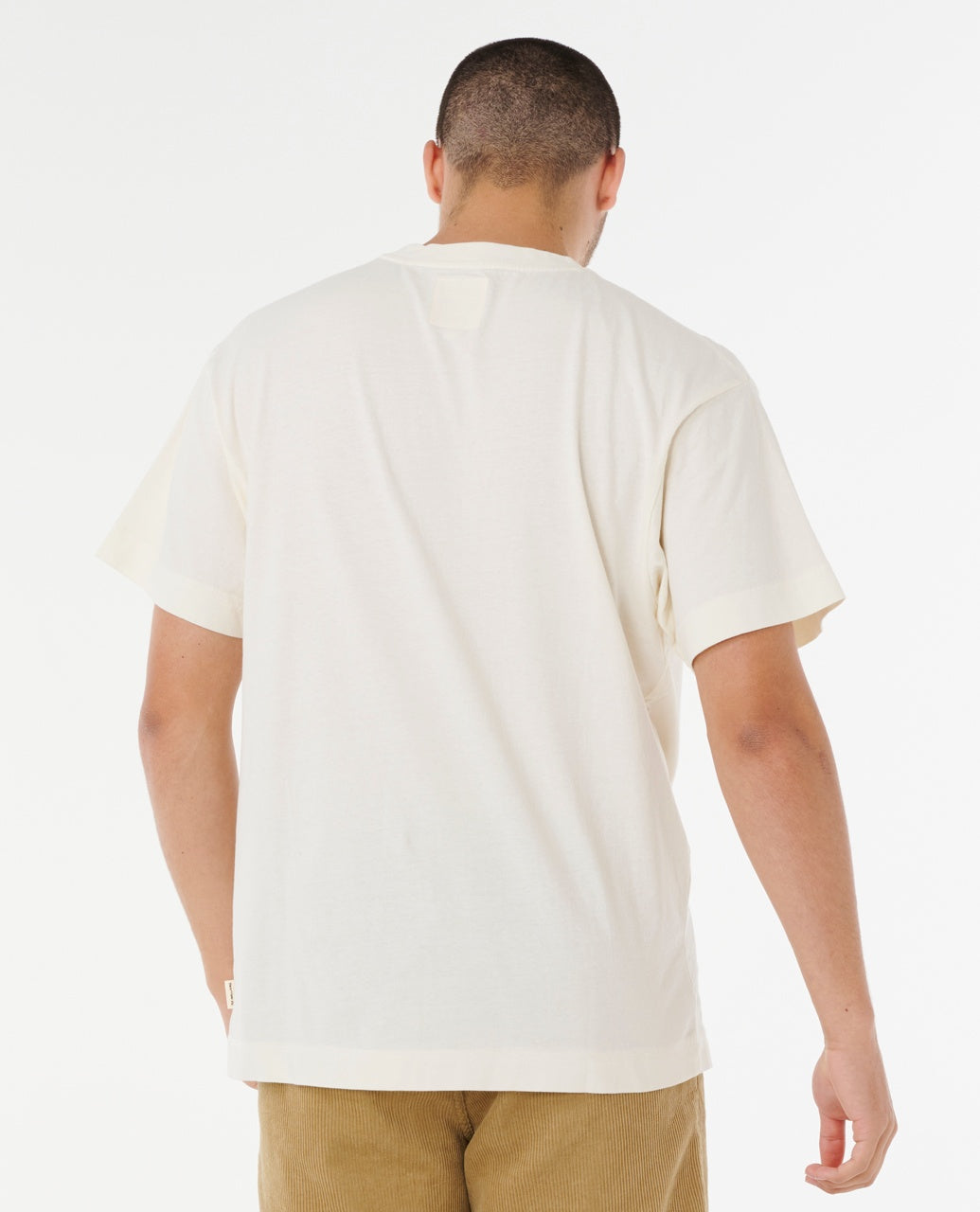 AOTS TY WILLIAMS STACKED TEE - bone