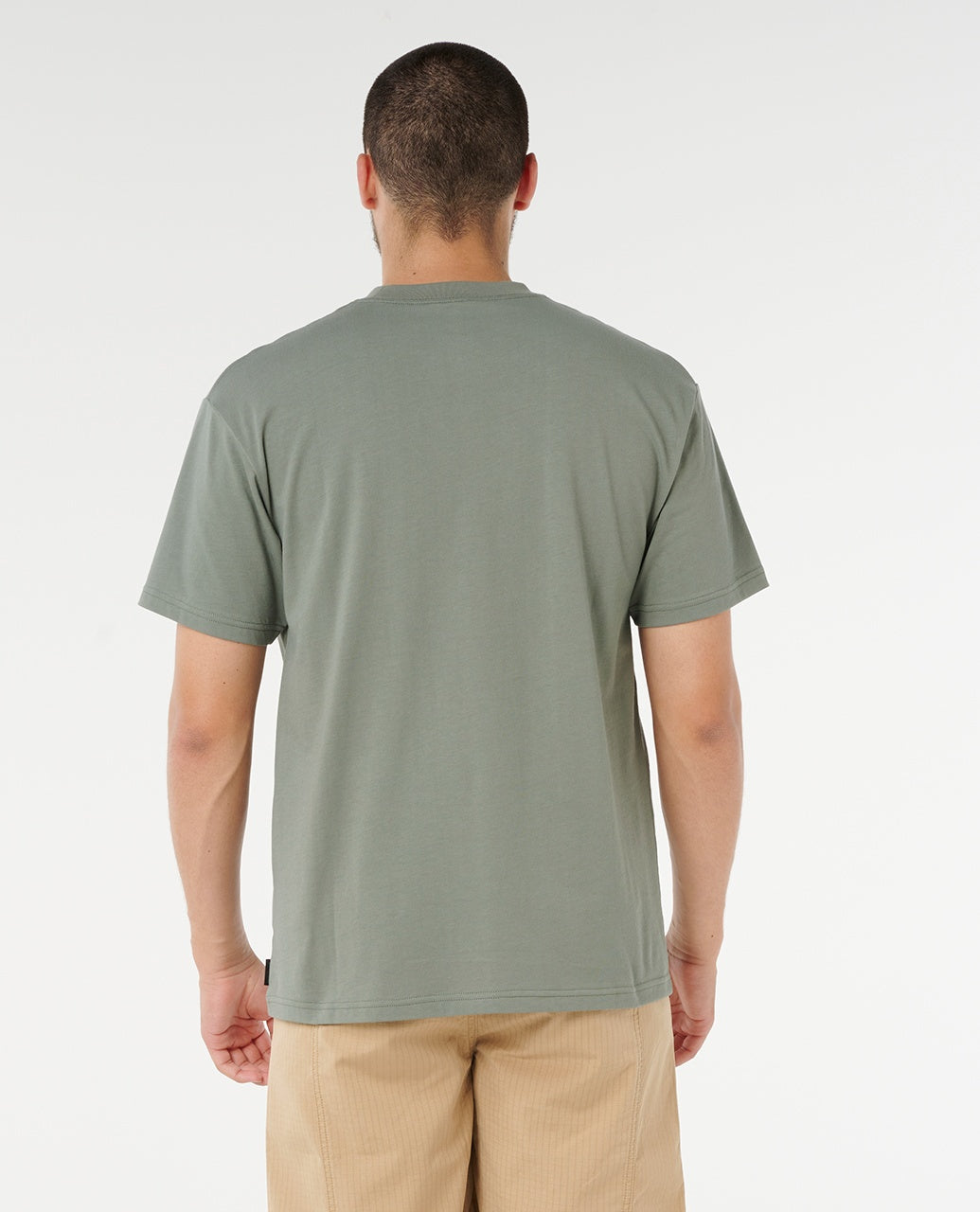 SEARCH STACK EMBROID T - cactus green
