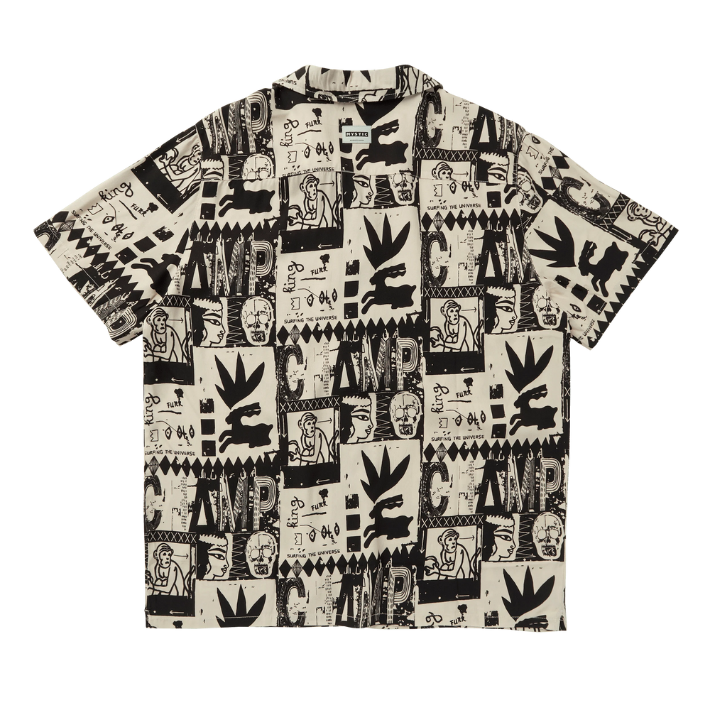 Monkey Shirt Mystic חולצת כפתורים קלה מודפסת