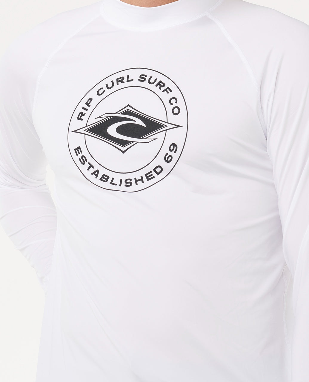חולצת גלישה ארוכה לגברים – Stapler UPF Long Sleeve Rash Vest (White)