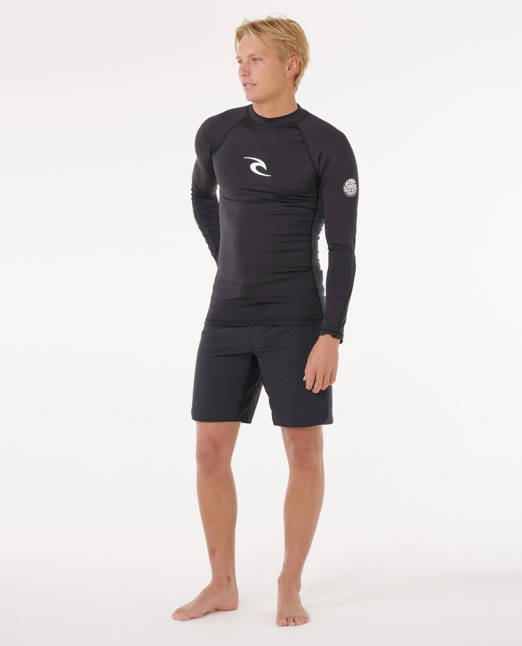 חולצת גלישה ארוכה לגברים – Waves UPF50 Performance Long Sleeve Rash Vest