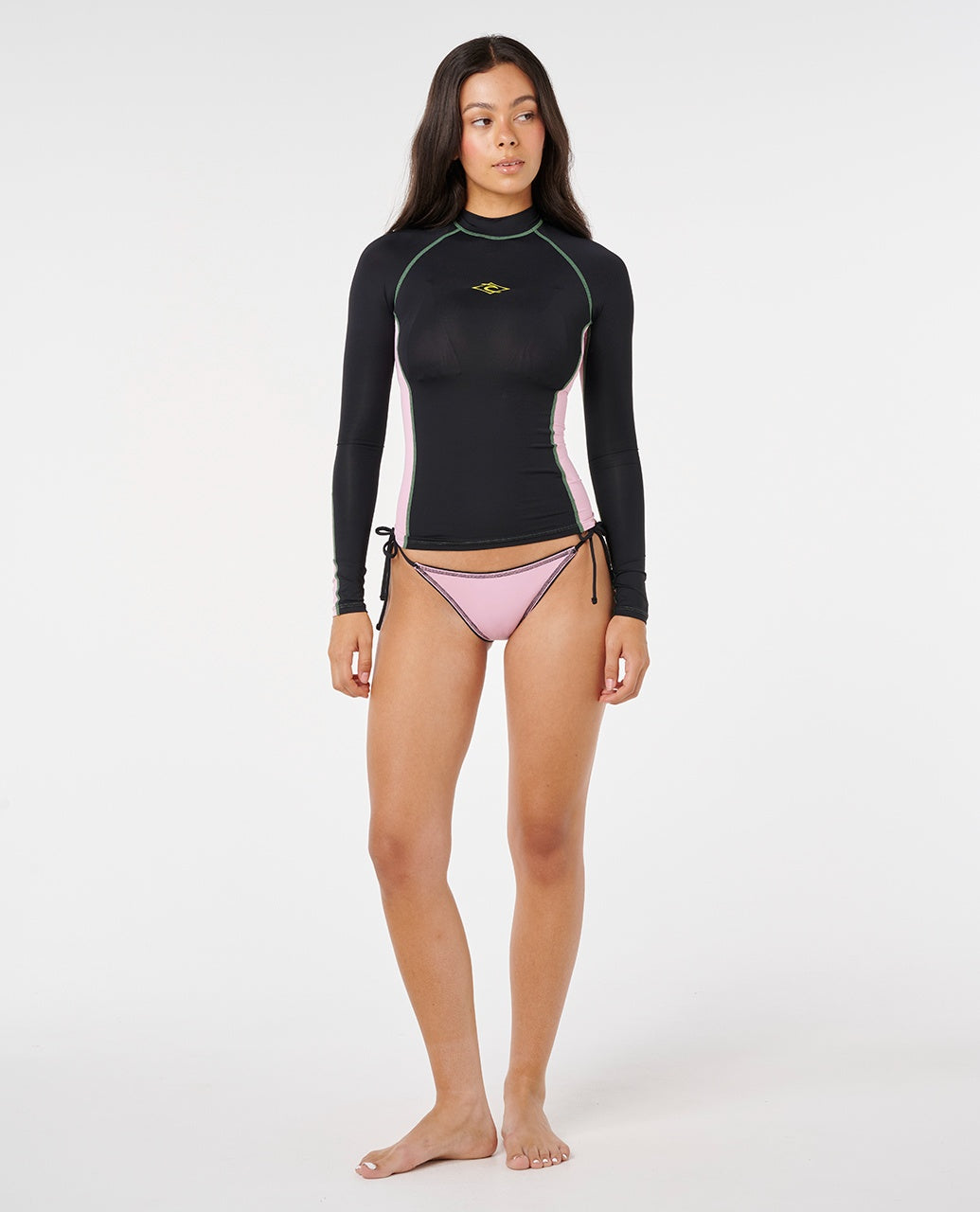 SG SPLICED LS RASHVEST - black