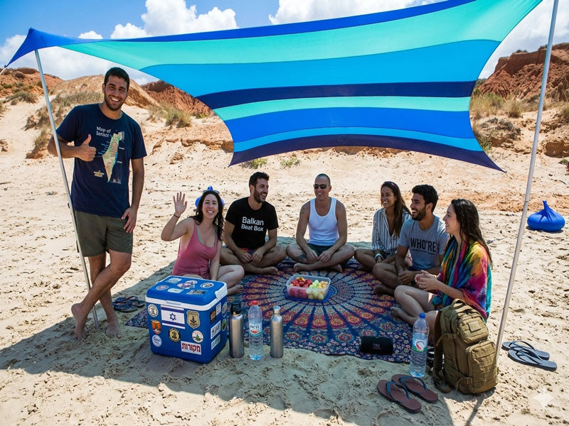 Impressive 3 – Family XL — ציליית חוף משפחתית 3×3 מ׳