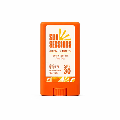 סטיק אבץ מינרלי להגנה מהשמש SunSessions Zinc Stick SPF30