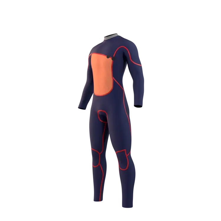 חליפת גלישה ארוכה לגברים The One Fullsuit 3/2mm Zipfree