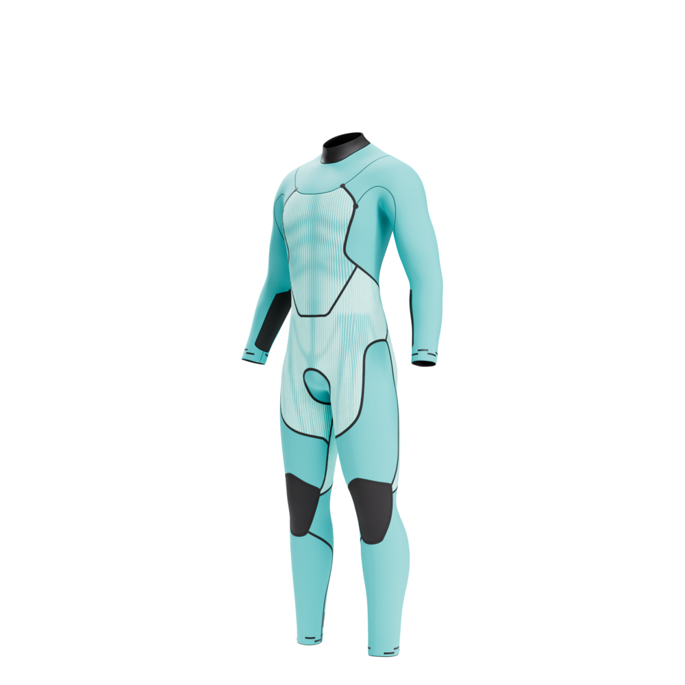 חליפת גלישה מלאה North Foil Fullsuit 4/3mm Uzip
